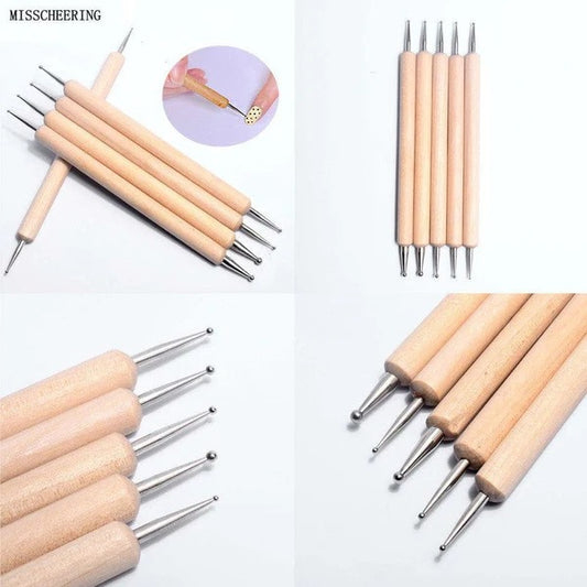 5 Pc 2 Sided Embossing Tool