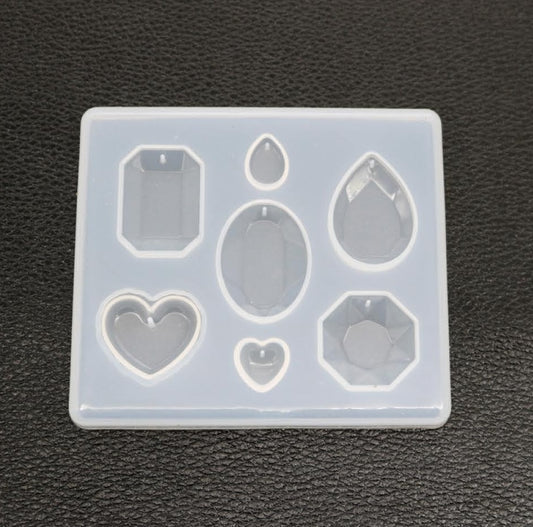 7 IN 1 Diamond  Pendant & Keychain  Mould