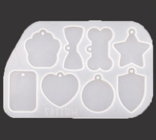 Dog Tag 8 IN 1 Pendant Mould