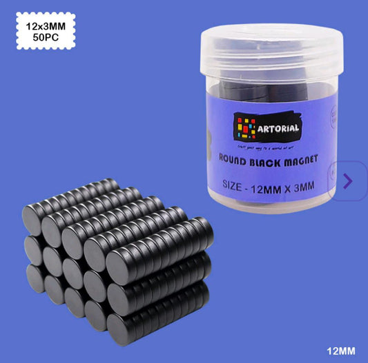 Black Magnet 12x3MM