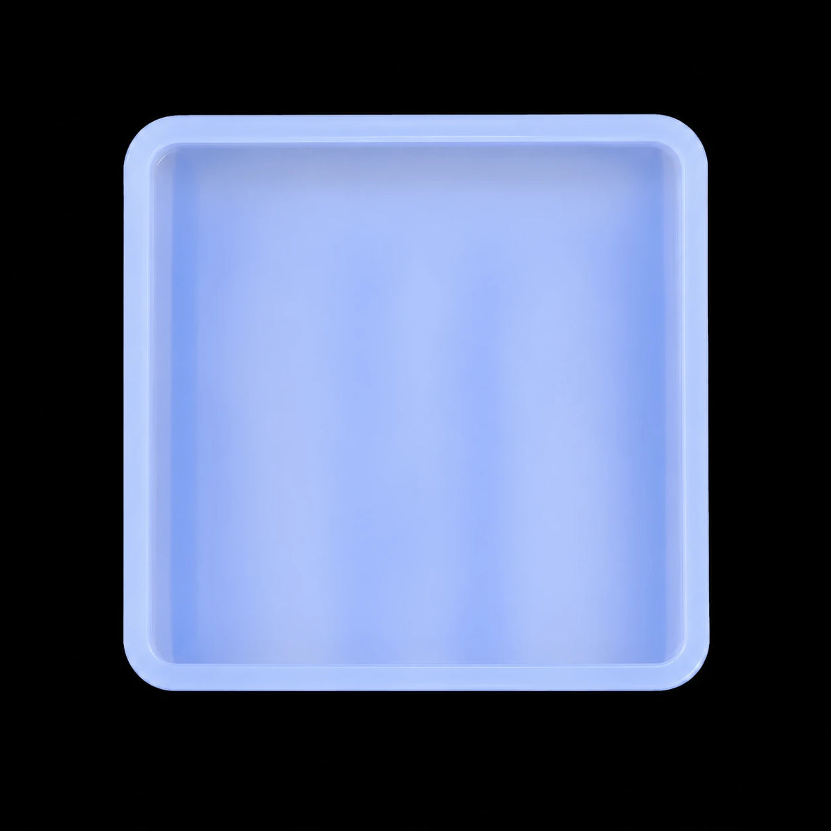 3 Inch Square Coaster Silicone Mould on black background