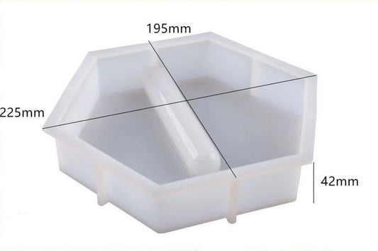 Hexagon Planter Mould With Test Tube