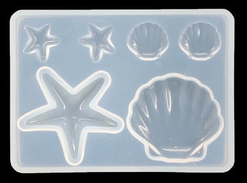 6 IN 1 Shell & Star Fish Pendant Mould