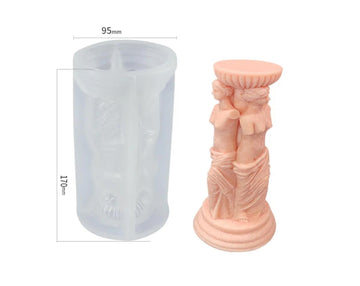 3D Venus Goddess Candle Mould