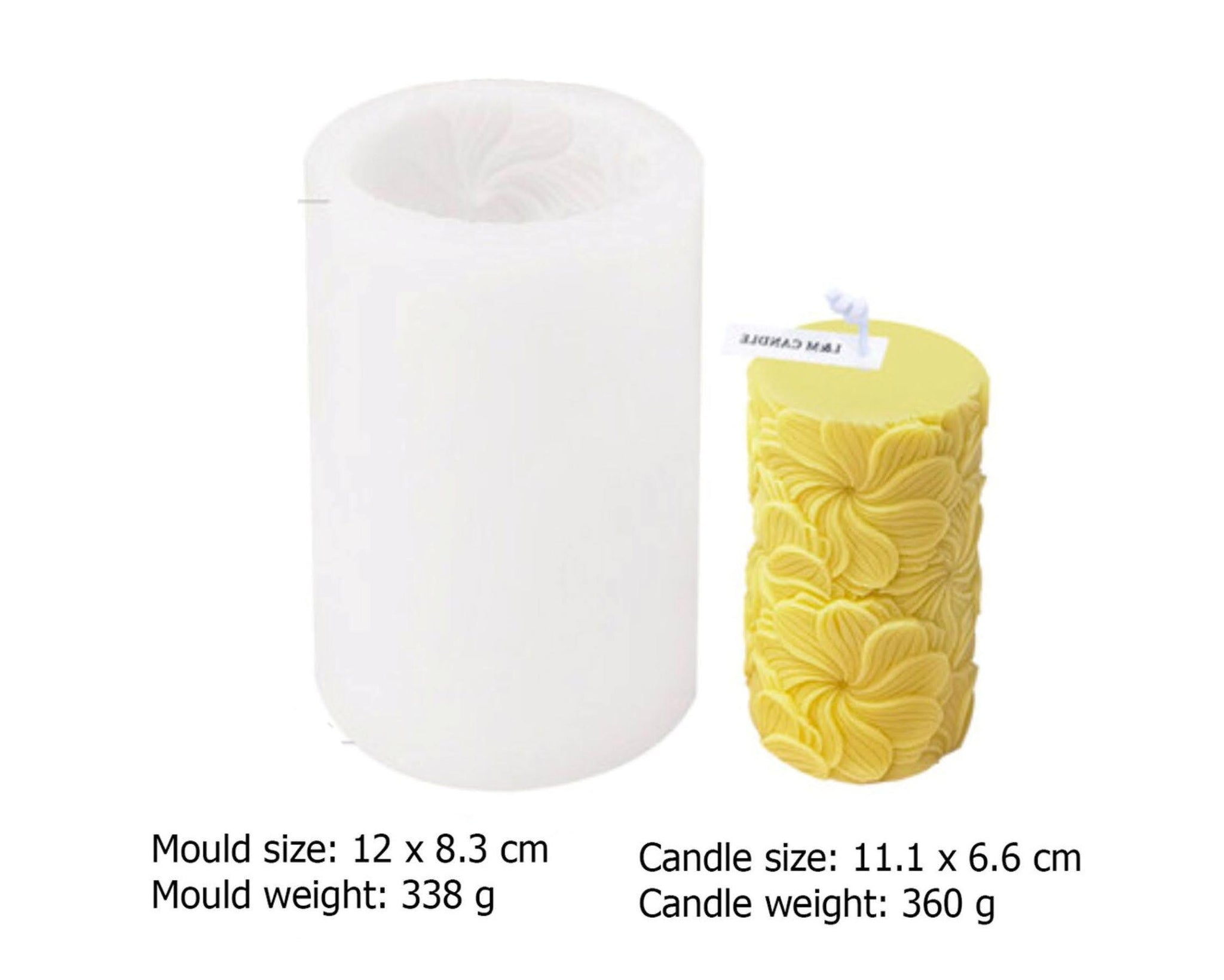 3D Flower Casting Candle Mould