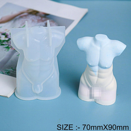 Small Male Body Candle & Show Piece Mould