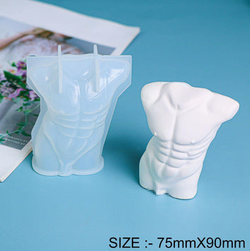 Small Male Body Candle & Show Piece Mould