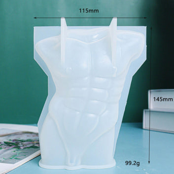 Big Male Body Candle & Show Piece Mould