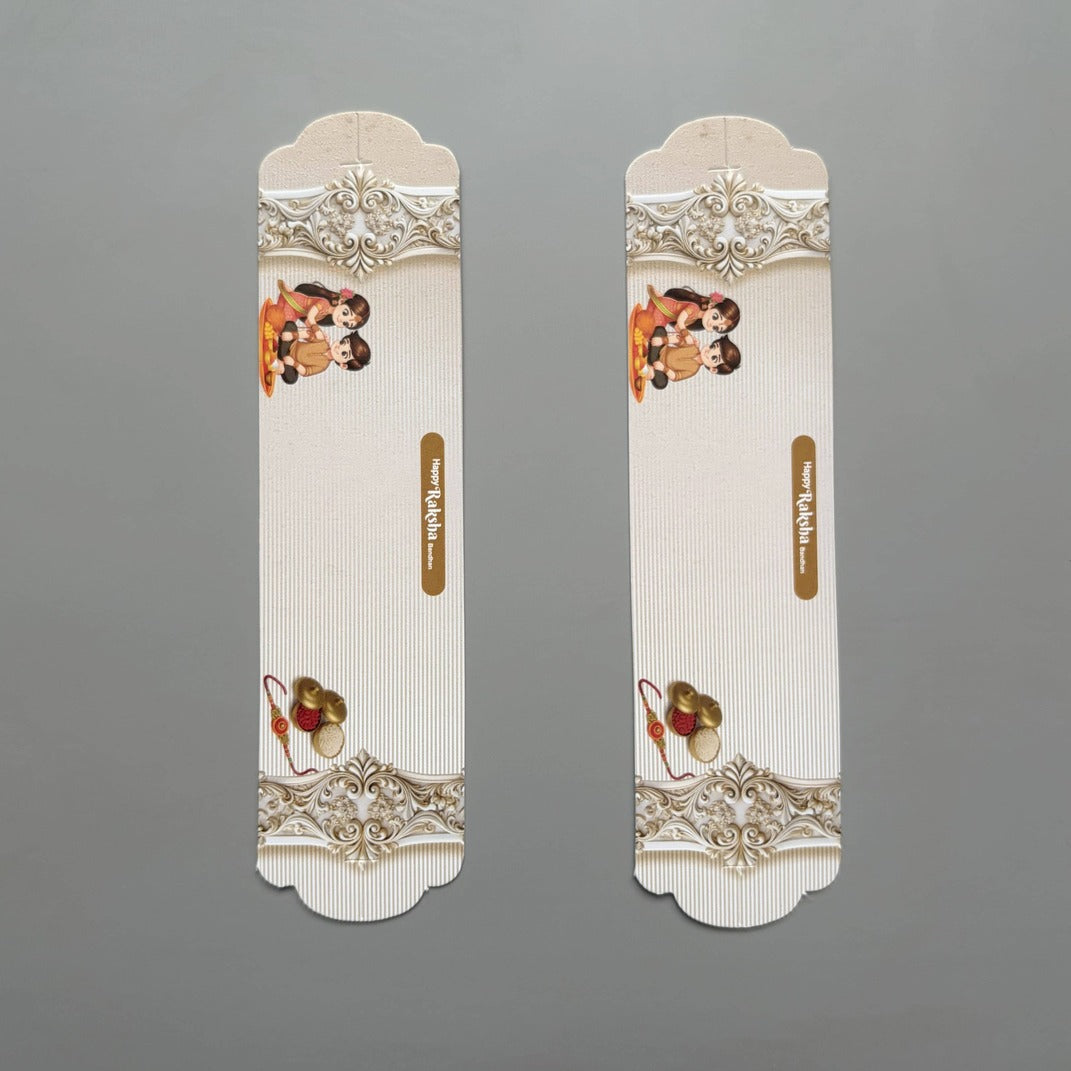 Rakhi Card With Plastic Cover K (10 pcs)