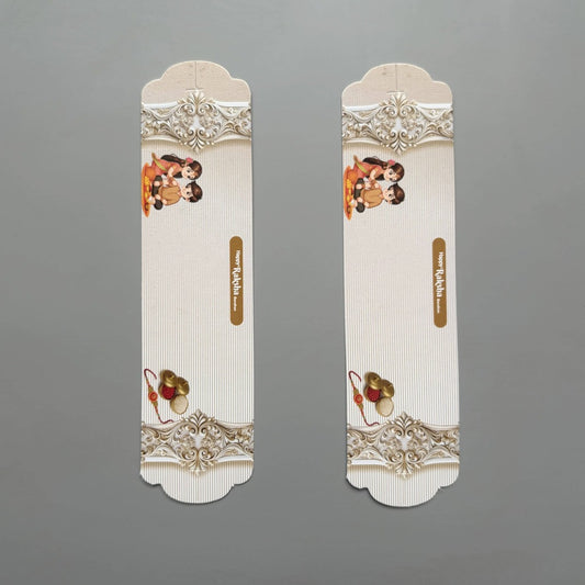 Rakhi Card With Plastic Cover K (10 pcs)