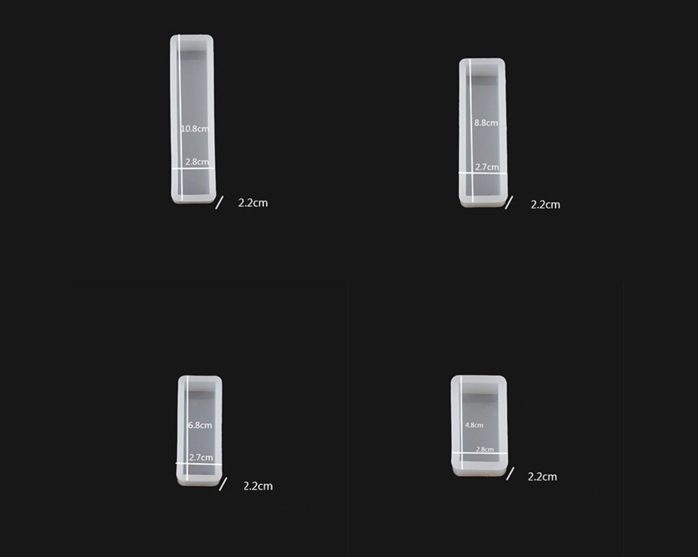 4Pcs Rectangle Cubic Mould – Bina's Art - Resin Store