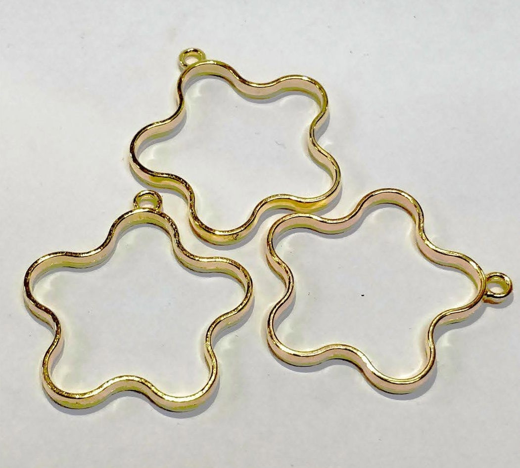 Flower Bezel 10PCS/PKT – Bina's Art