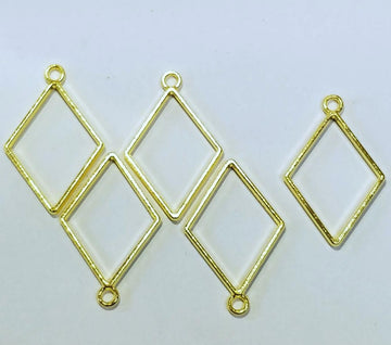 Diamond Shape Bezel 10PCS/PKT