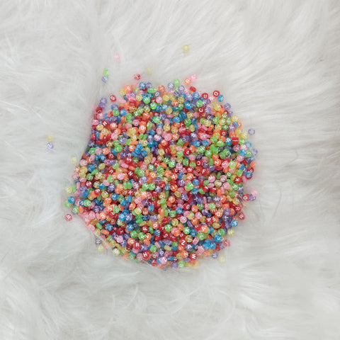 Idly Alphabet Beads – Mixed Colours