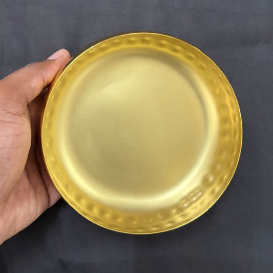 6" Round Metal Urli Bowl Candle