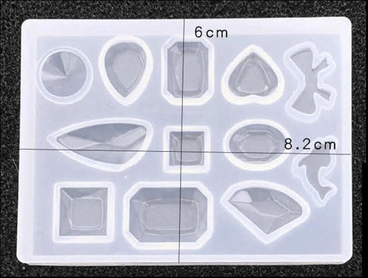 12 IN 1 New Gem Stone Mould