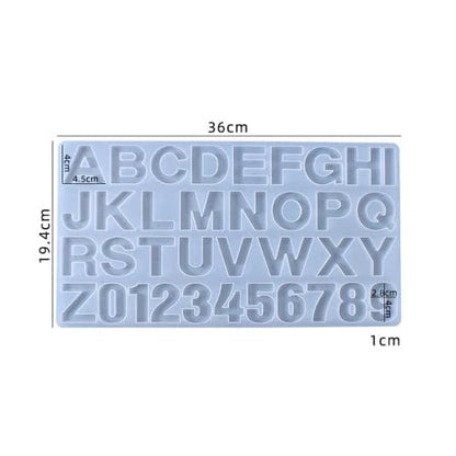 Front Alphabet Mould Without Hole