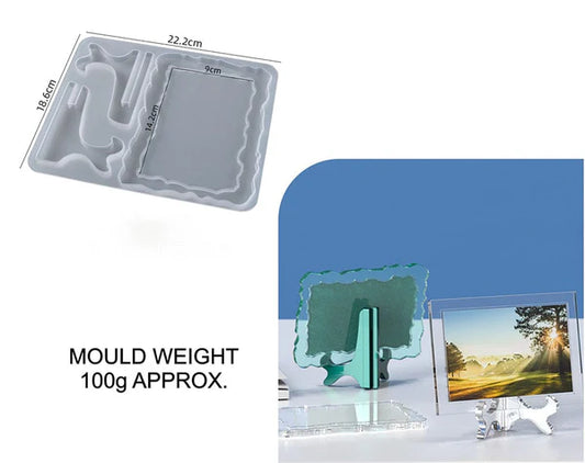 Rectangle Agate Photo Frame & Stand Mould