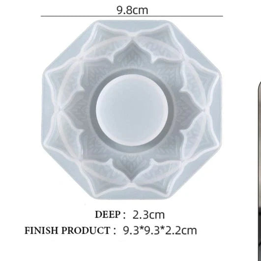 Lotus Tea Light Candle Holder Mould