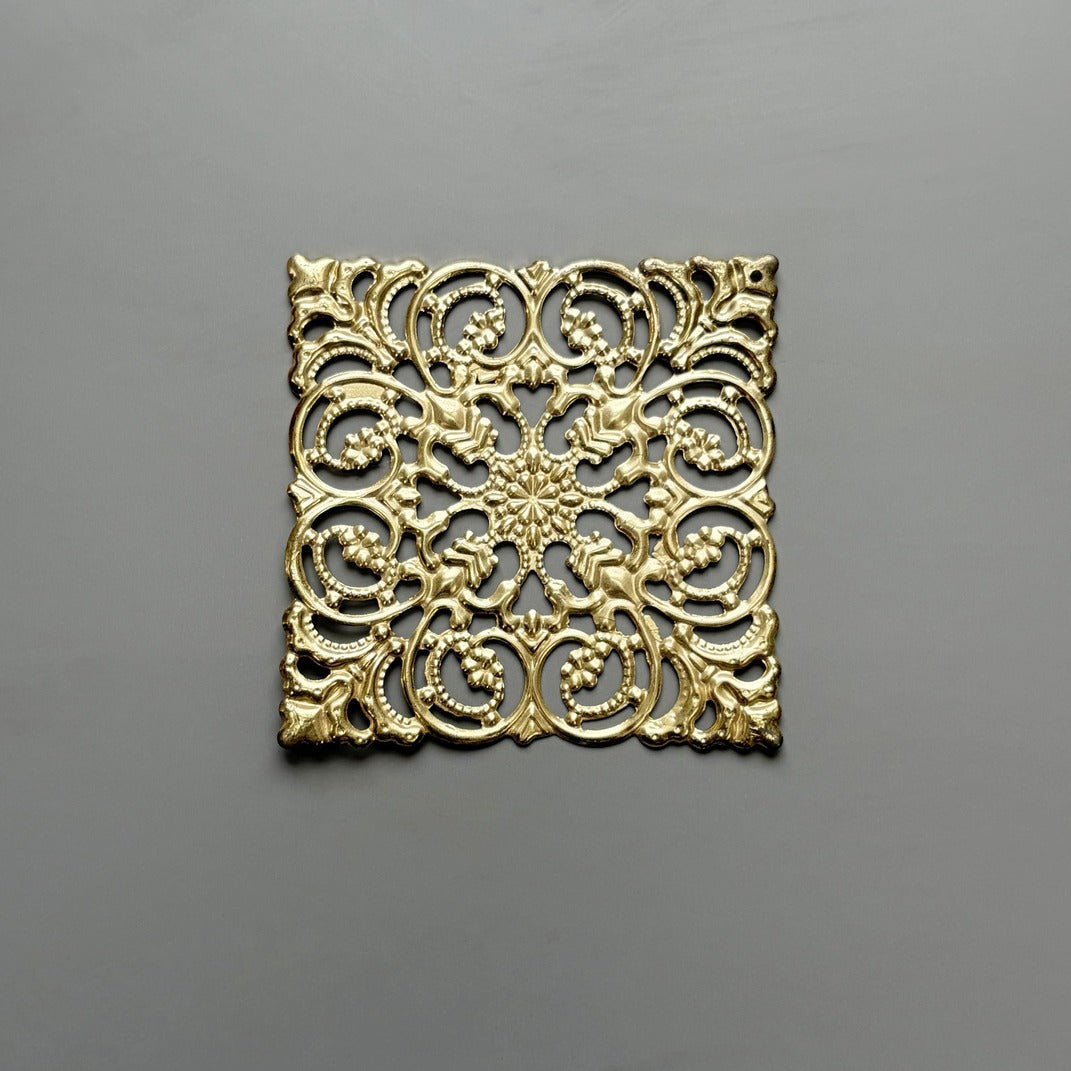 Metal Square design - 2 Pc