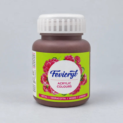 Fevicryl Acrylic Colours – 100 ml – Burnt Sienna