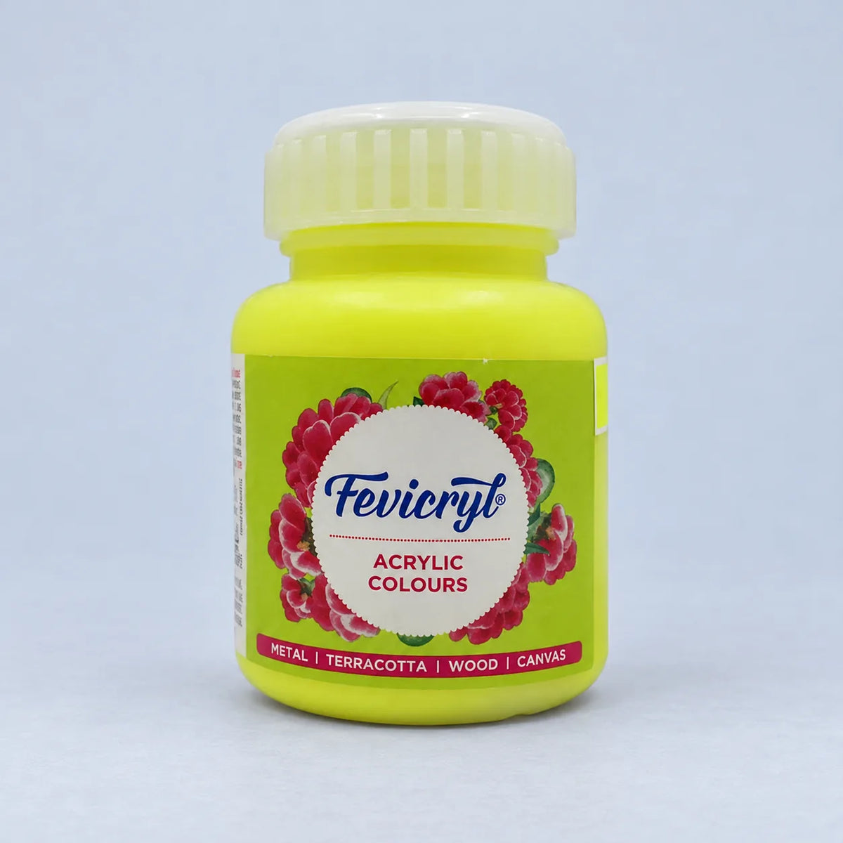 Fevicryl Acrylic Colours – 100 ml – Neon Yellow