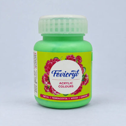 Fevicryl Acrylic Colours – 100 ml – Neon Green