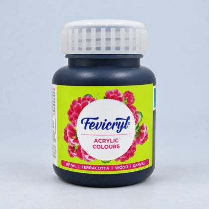 Fevicryl Acrylic Colours – 100 ml – Black