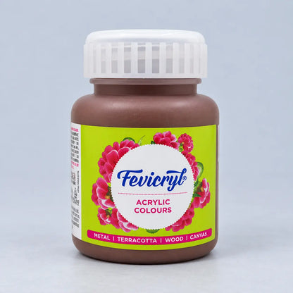 Fevicryl Acrylic Colours – 100 ml – Dark Brown