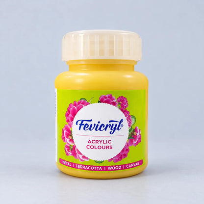 Fevicryl Acrylic Colours – 100 ml – Golden Yellow