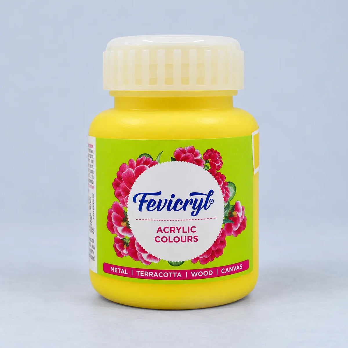Fevicryl Acrylic Colours – 100 ml – Lemon Yellow