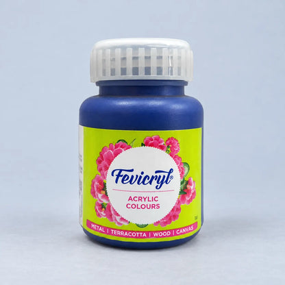 Fevicryl Acrylic Colours – 100 ml – Ultramarine Blue