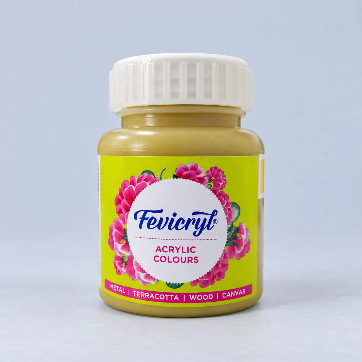Fevicryl Acrylic Colours – 100 ml – Yellow Ochre