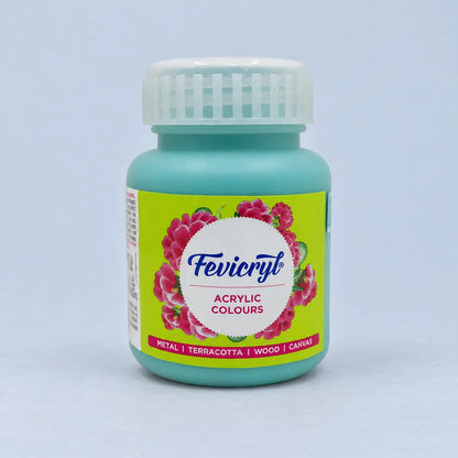 Fevicryl Acrylic Colours – 100 ml – Teal Blue