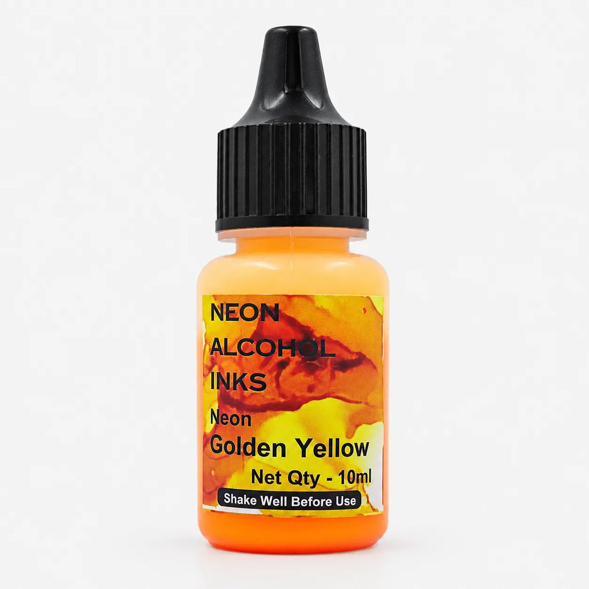 Neon Alcohol Ink 10ml — Golden Yellow product view