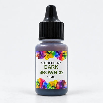 Alcohol Ink 10ml — Dark Brown product view
