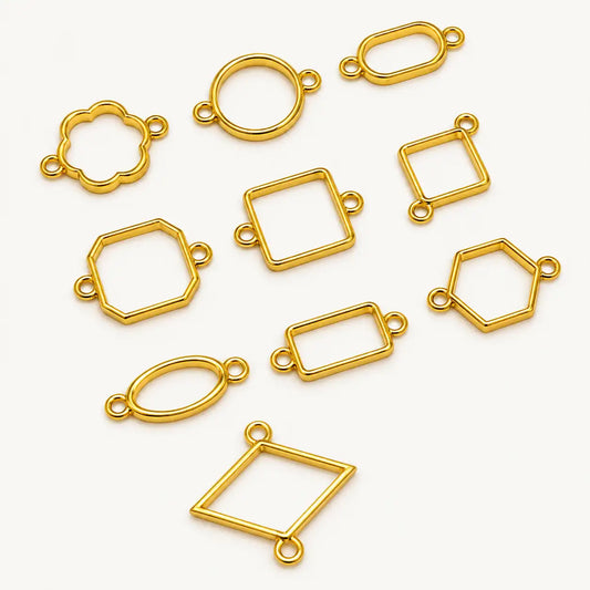 10 IN 1 Gold Rakhi & Bracelet Bezels