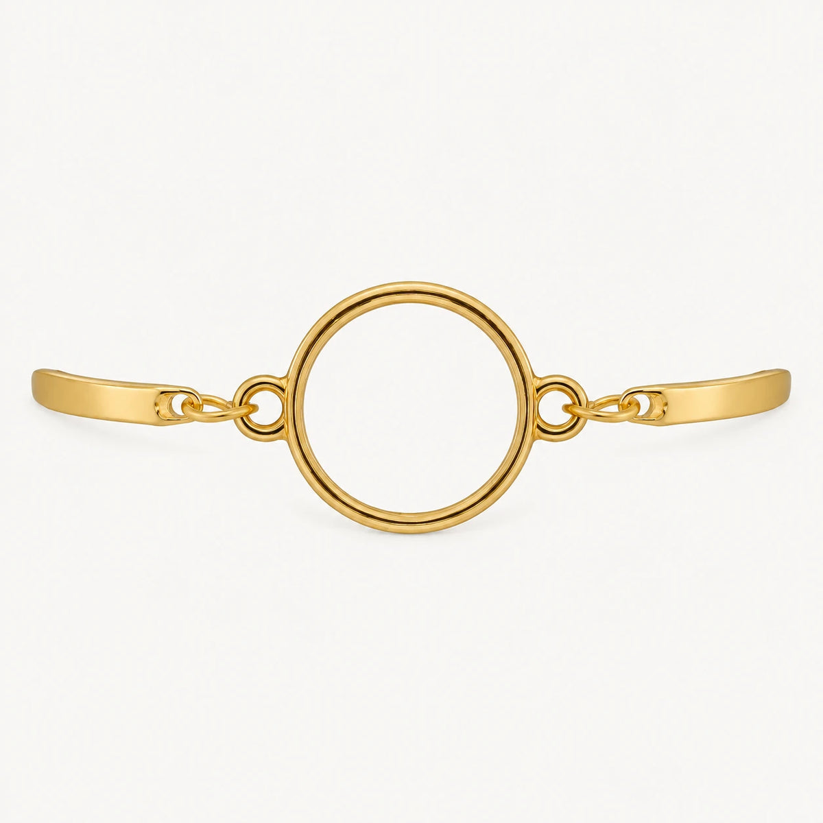 Round Bracelet Bezel With Chain