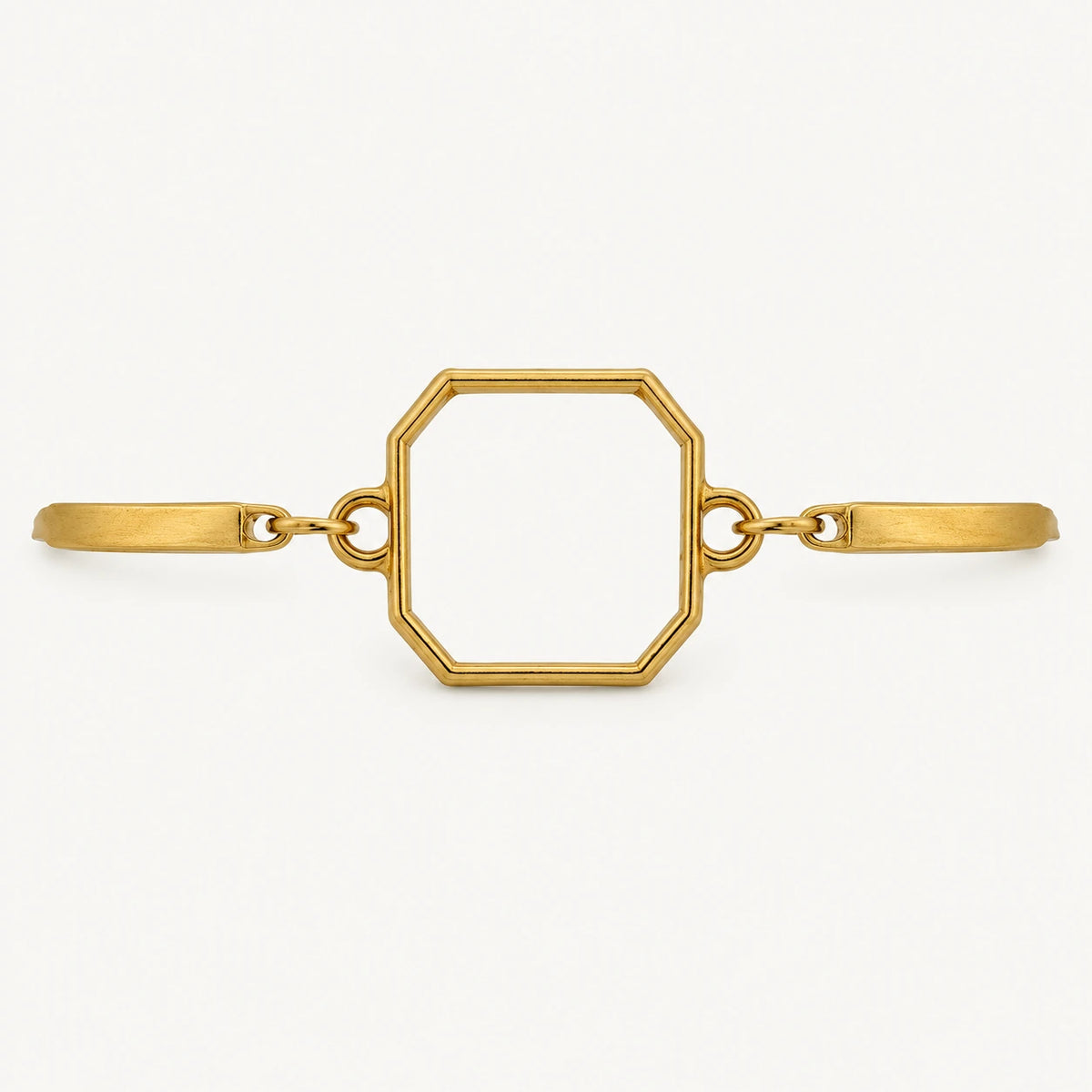 Octagon Bracelet Bezel With Chain