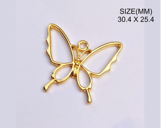 Gold Butterfly Pendant