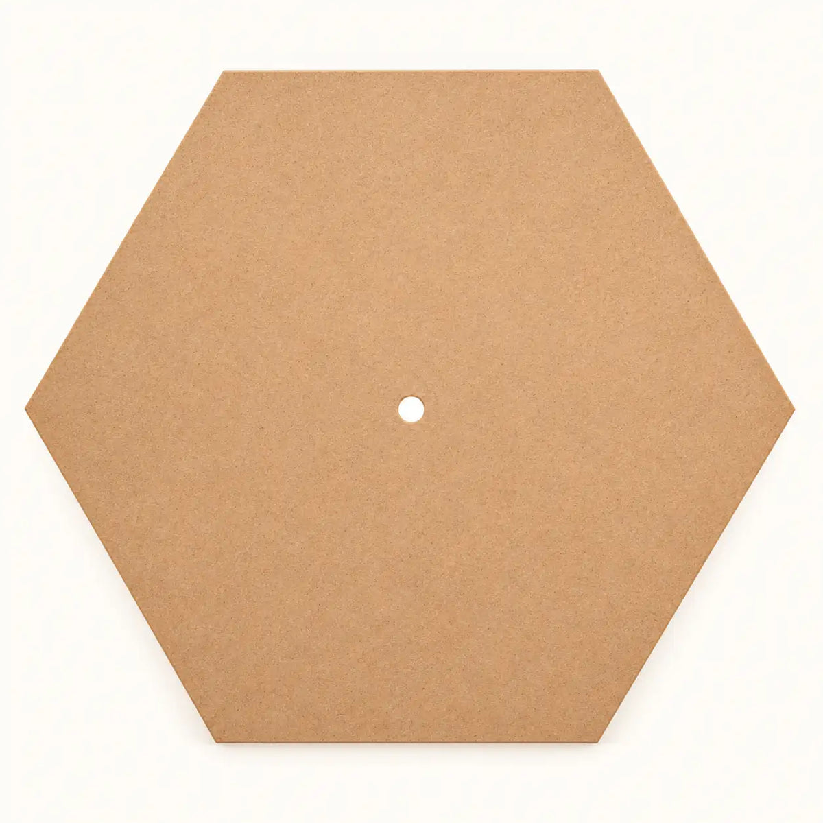12 Inch MDF Hexagon Clock Base