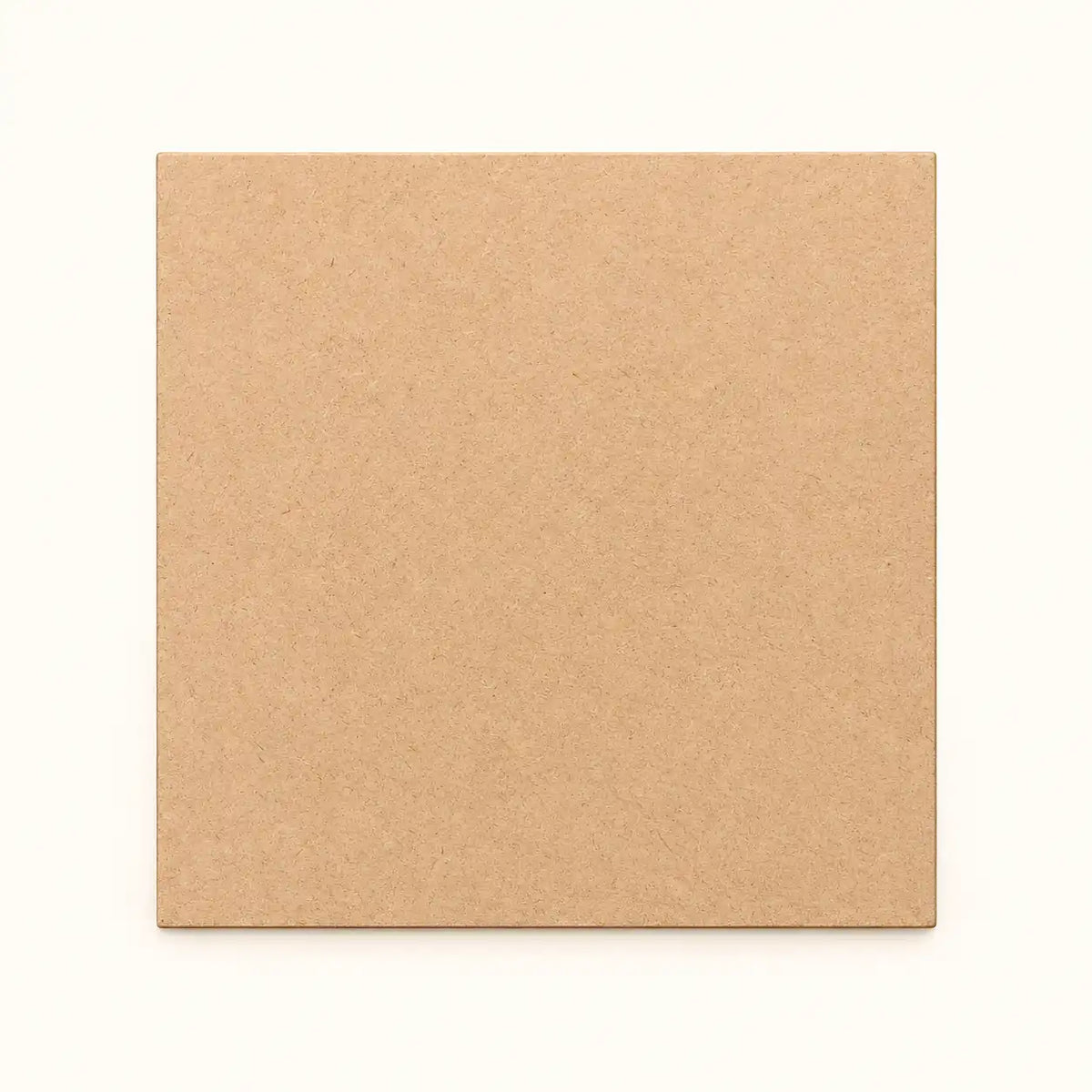 4 Inch Plain Square MDF