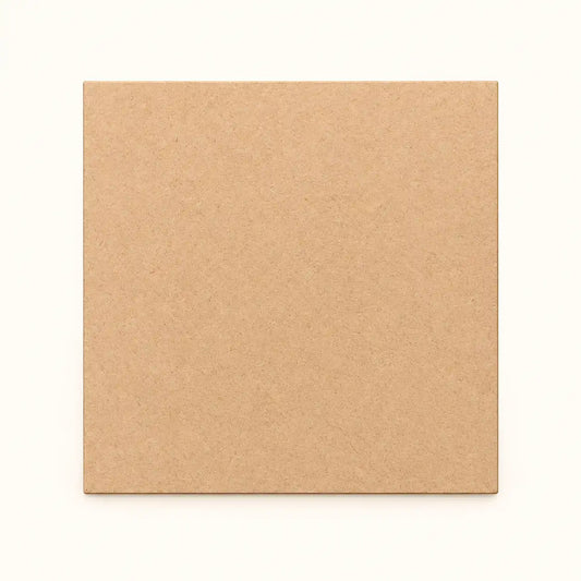 4 Inch Plain Square MDF