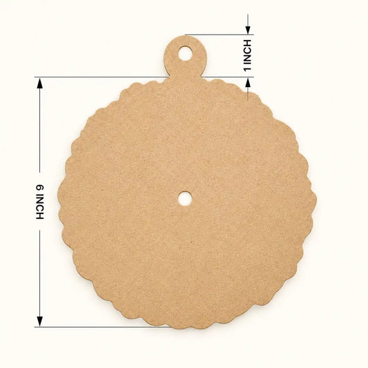 Agate Hanger Clock MDF