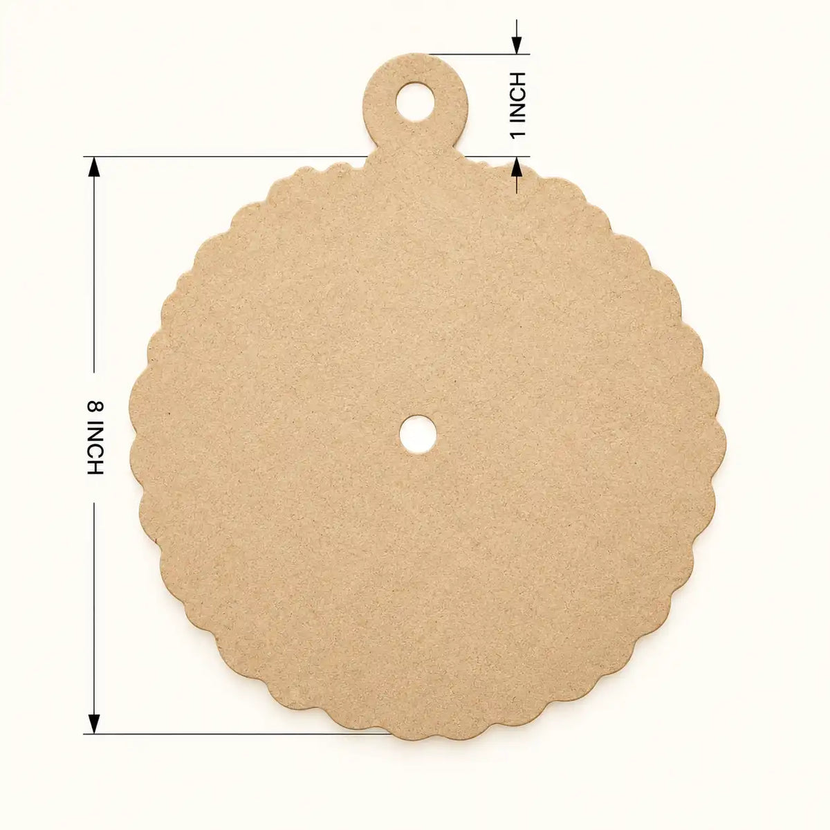 Agate Hanger Clock MDF