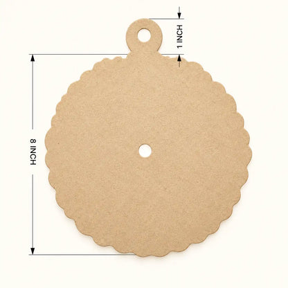 Agate Hanger Clock MDF