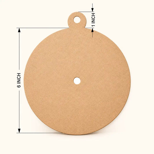 Round Hanger Clock MDF