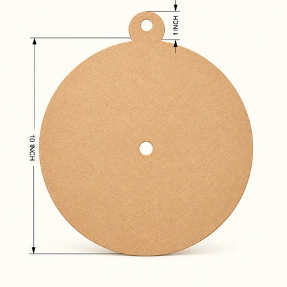 Round Hanger Clock MDF