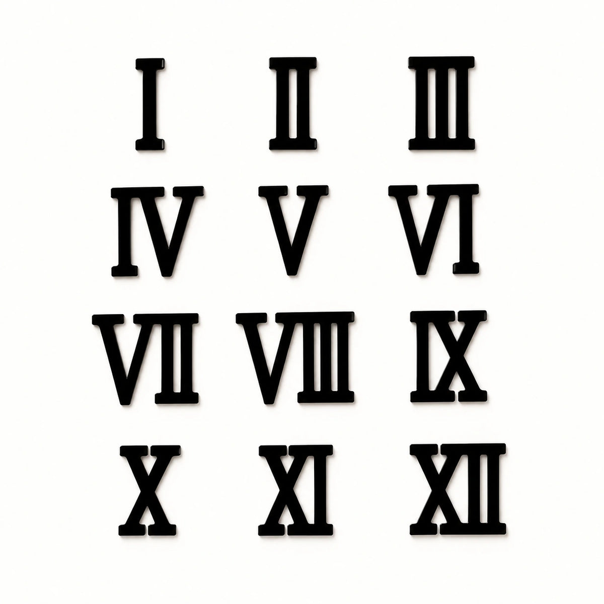 Acrylic Roman Number