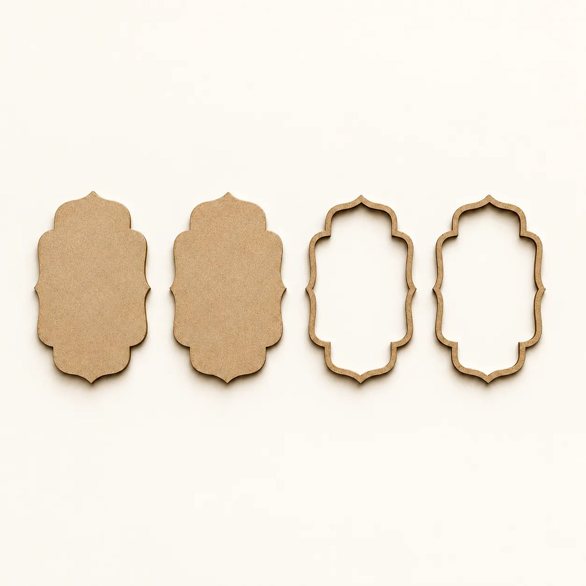 MDF Wall Hanging And Toran Base - Moroccan Shape